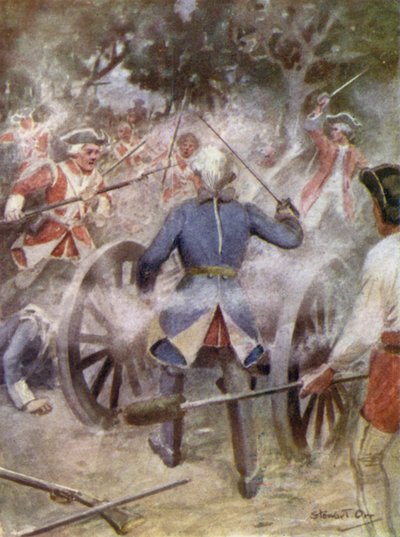 Atacando los cañones franceses en Kaveripak de Stewart Orr